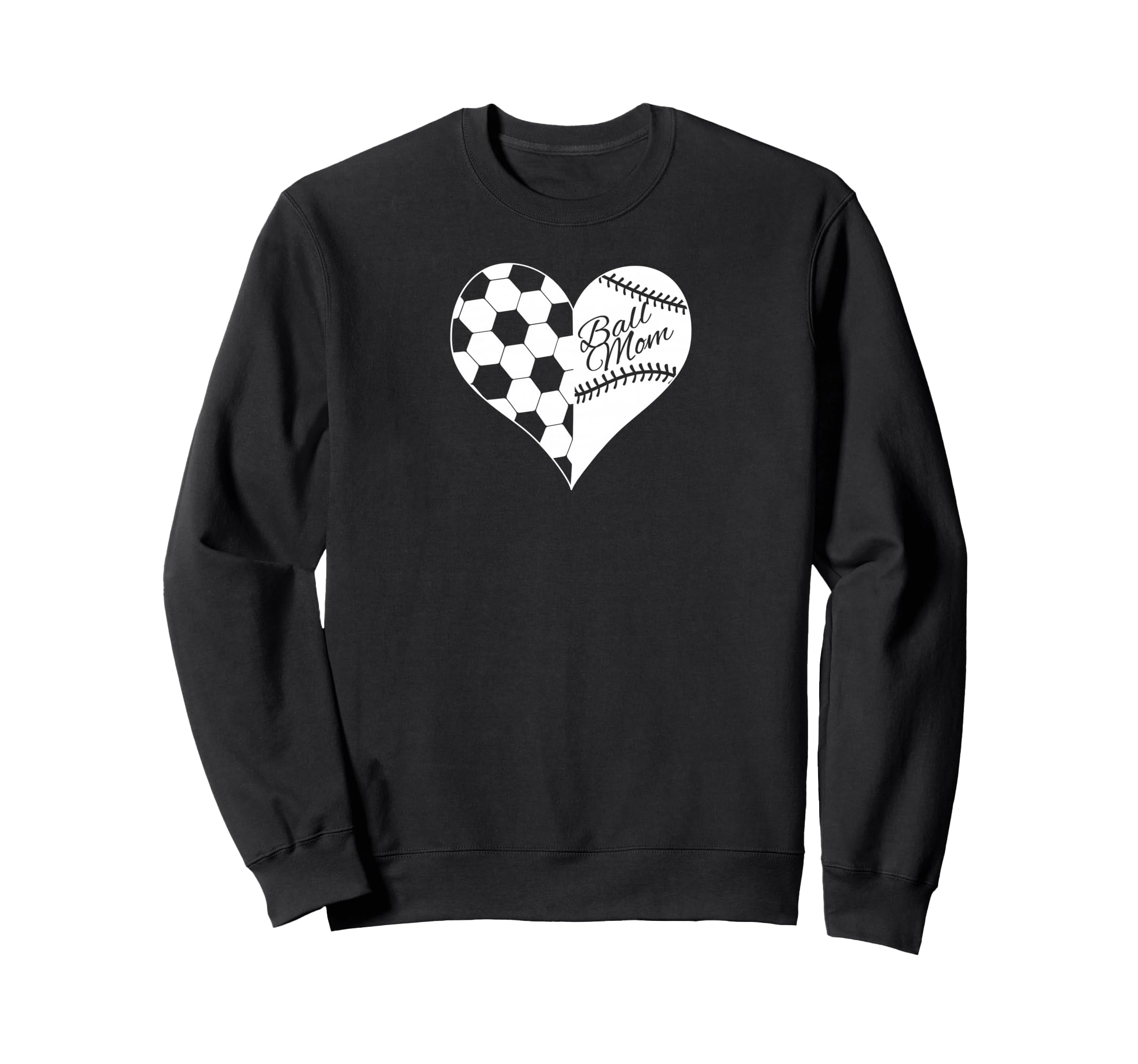 Baseball Laces Soccer Ball Pattern Sweatshirt - Trendy Graphic Men Women - T-Shirt, Sweatshirt, Hoodie