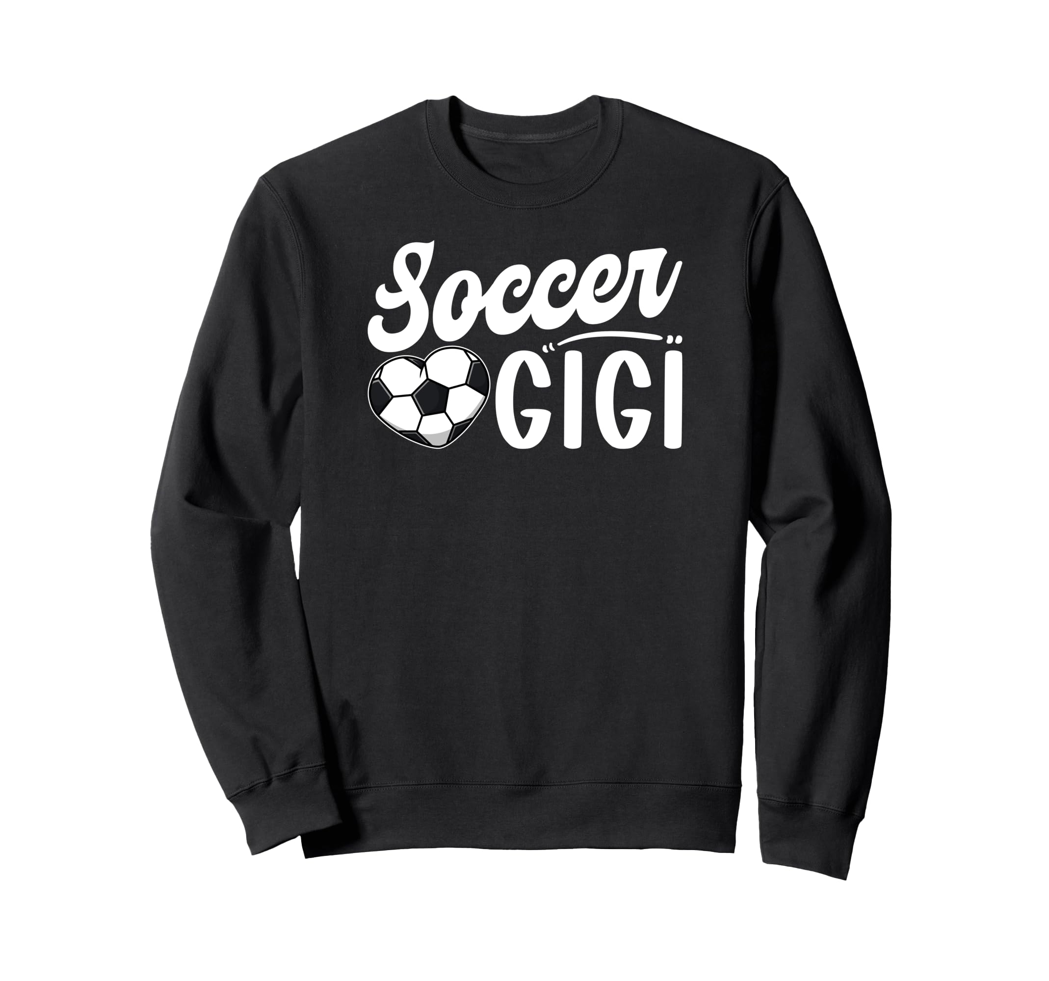 Soccer Gigi Heart Grandma Gigi Sweatshirt - Minimalist Print Men Women - T-Shirt, Sweatshirt, Hoodie