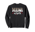Mama Both Leopard Volleyball Soccer Sweatshirt - Minimalist Print Unisex - T-Shirt, Sweatshirt, Hoodie