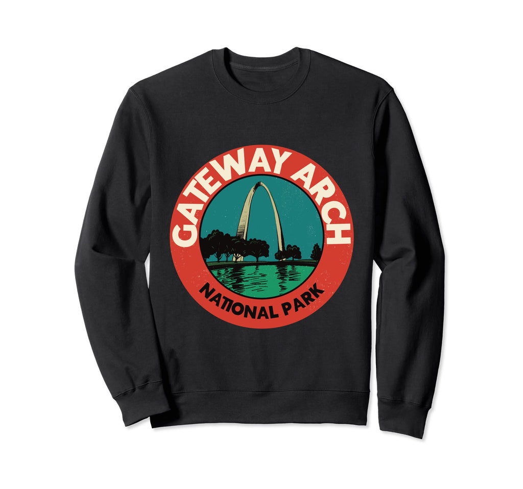 Gateway Arch National Park Sweatshirt - Aesthetic Graphic Unisex - T-Shirt, Sweatshirt, Hoodie