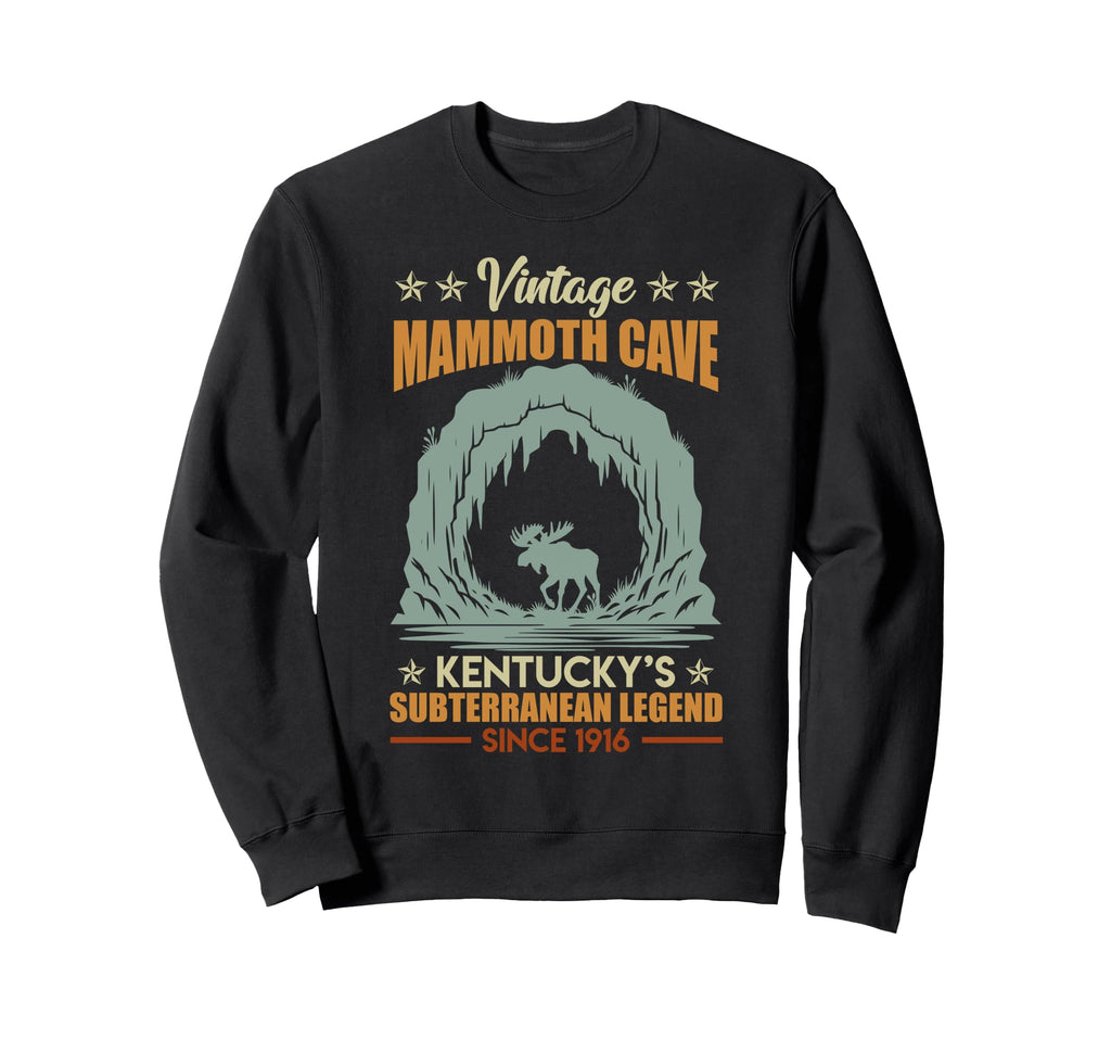 Mammoth Cave Kentuckys Sweatshirt - Minimalist Print for Adults - T-Shirt, Sweatshirt, Hoodie