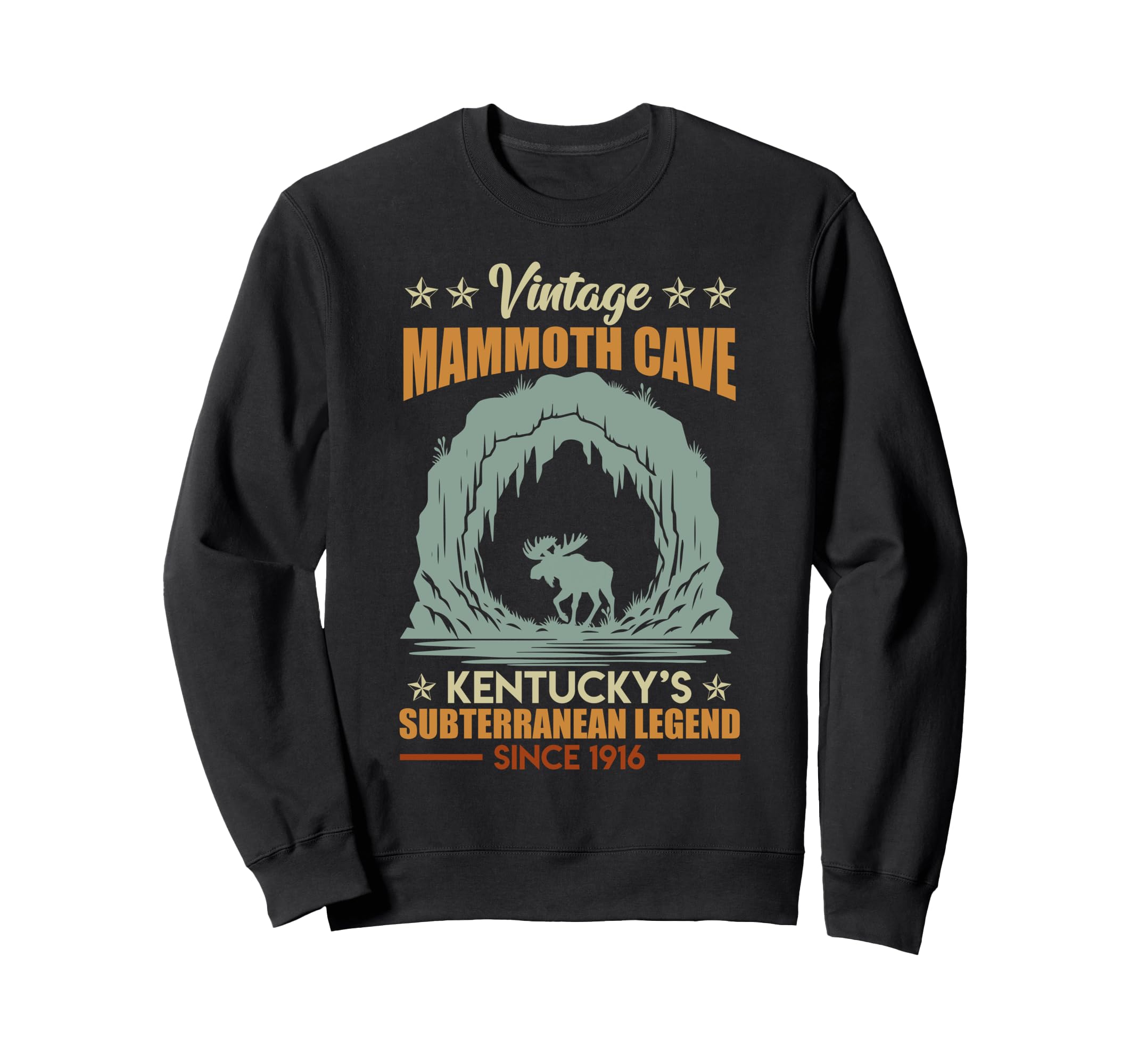 Mammoth Cave Kentuckys Sweatshirt - Minimalist Print for Adults - T-Shirt, Sweatshirt, Hoodie