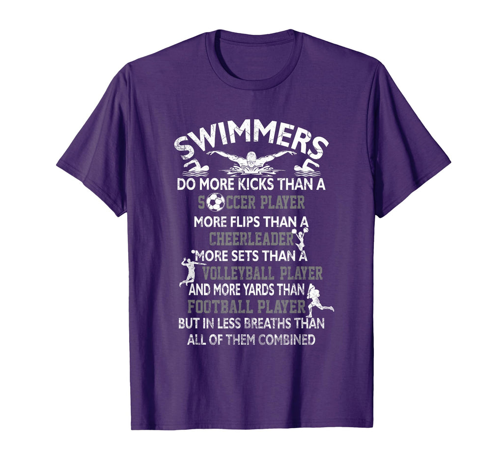 Swimmers Do More Kicks Than Soccer T-Shirt - Streetwear Style for Adults - T-Shirt, Sweatshirt, Hoodie
