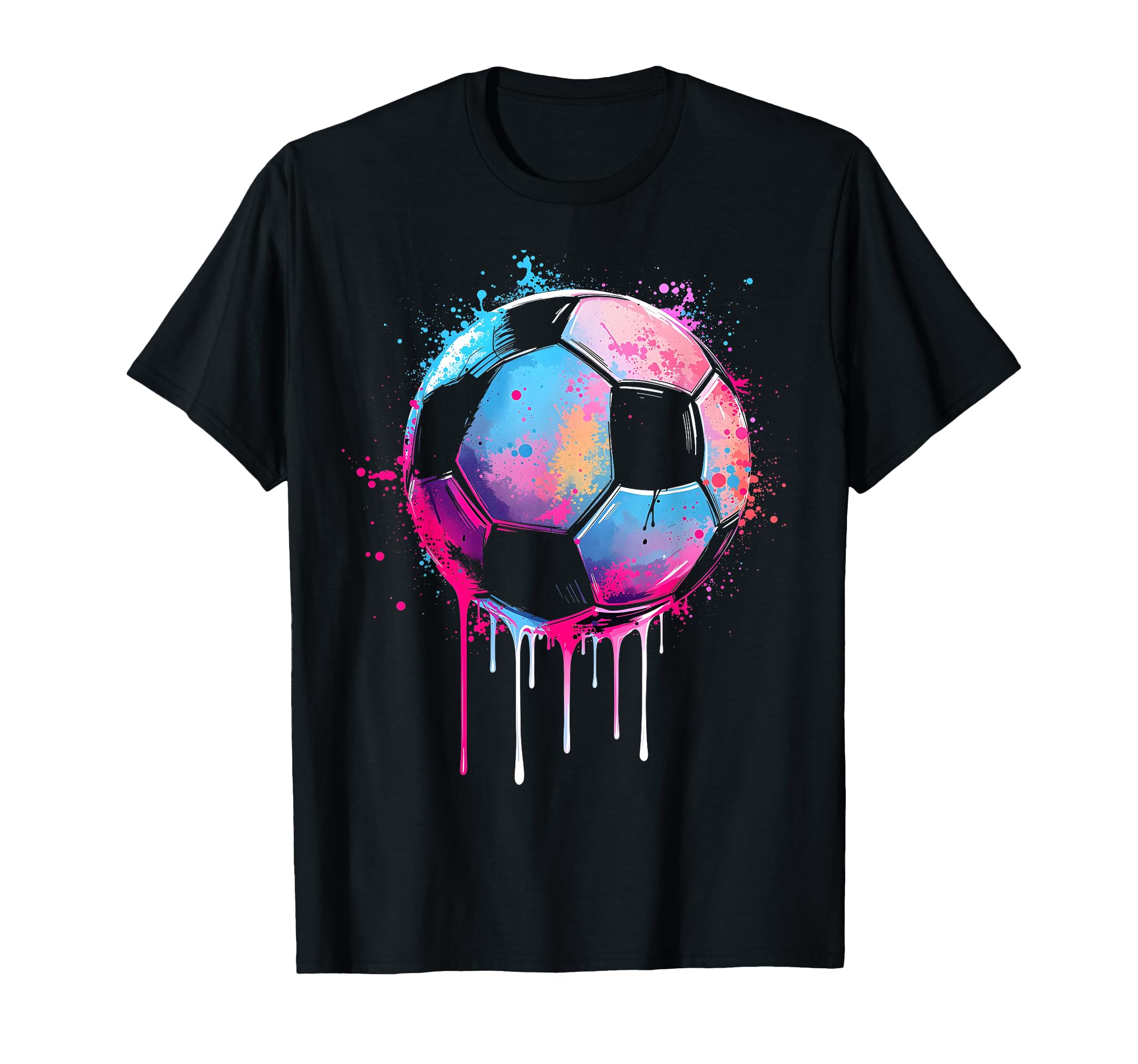 Soccer Awesome Colorful Soccer T-Shirt - Fun Novelty Design for Adults - T-Shirt, Sweatshirt, Hoodie