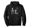 Halloween Skeleton Soccer Player Hoodie - Fun Novelty Design for Adults - T-Shirt, Sweatshirt, Hoodie
