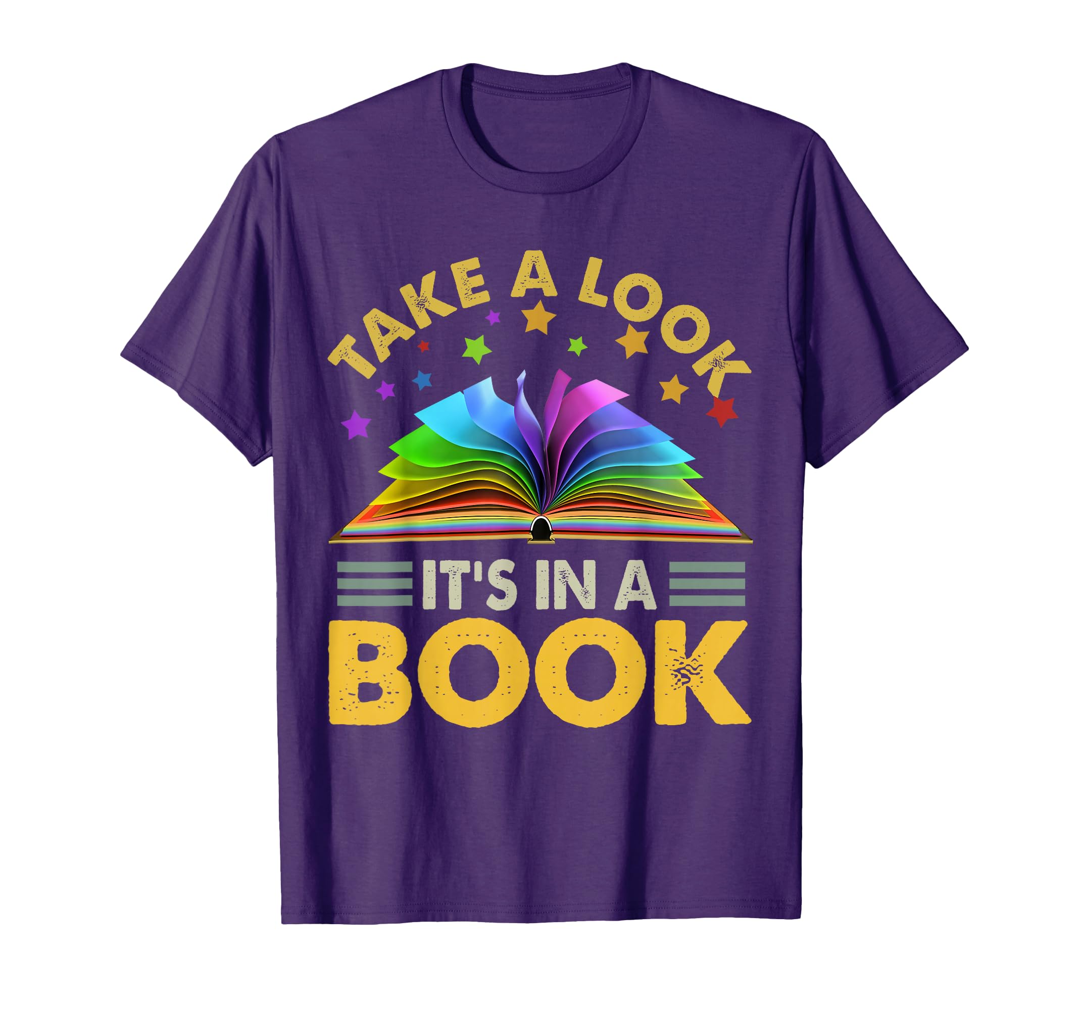 Take Its Book Reading Rainbow T-Shirt - Casual Everyday Wear Unisex - T-Shirt, Sweatshirt, Hoodie