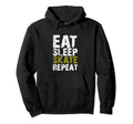 Eat Sleep Skate Repeat Roller Skate Hoodie - Aesthetic Graphic Men Women - T-Shirt, Sweatshirt, Hoodie
