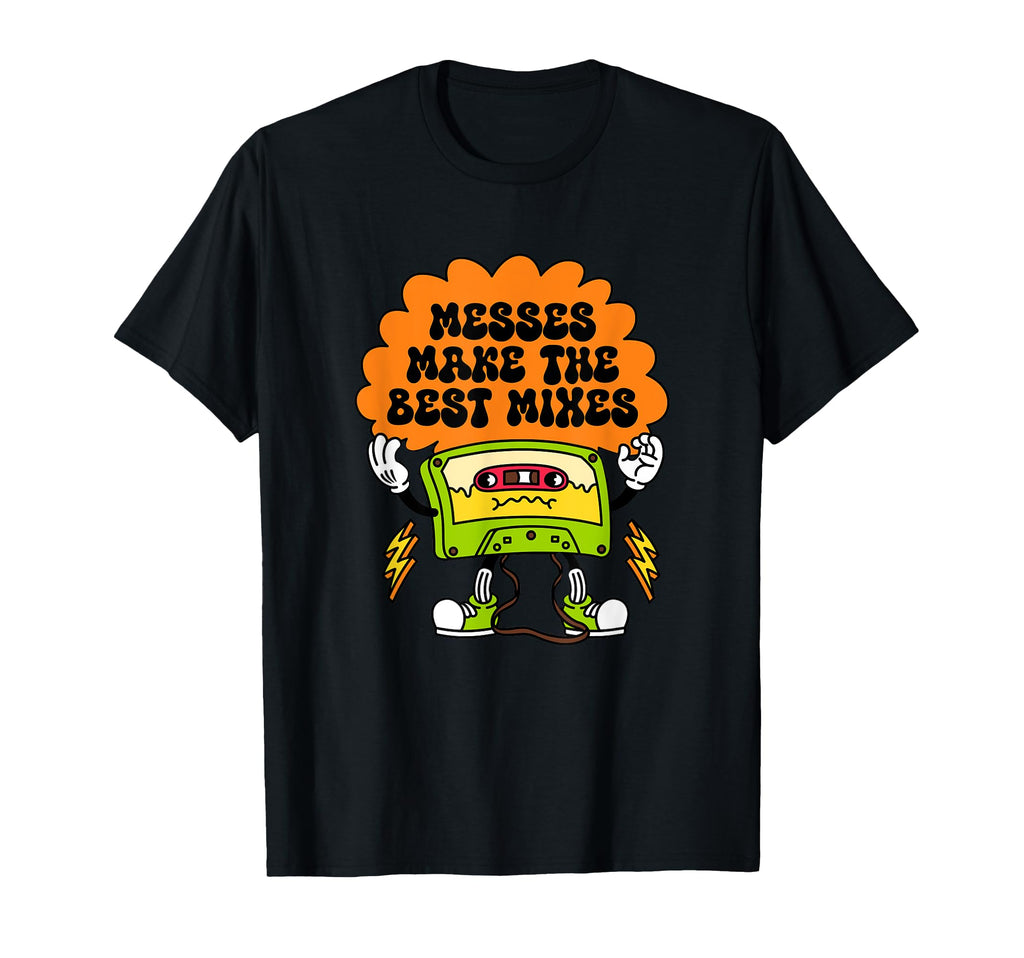 Best Mixes Tape Cartoon Cassette T-Shirt - Streetwear Style for Adults - T-Shirt, Sweatshirt, Hoodie