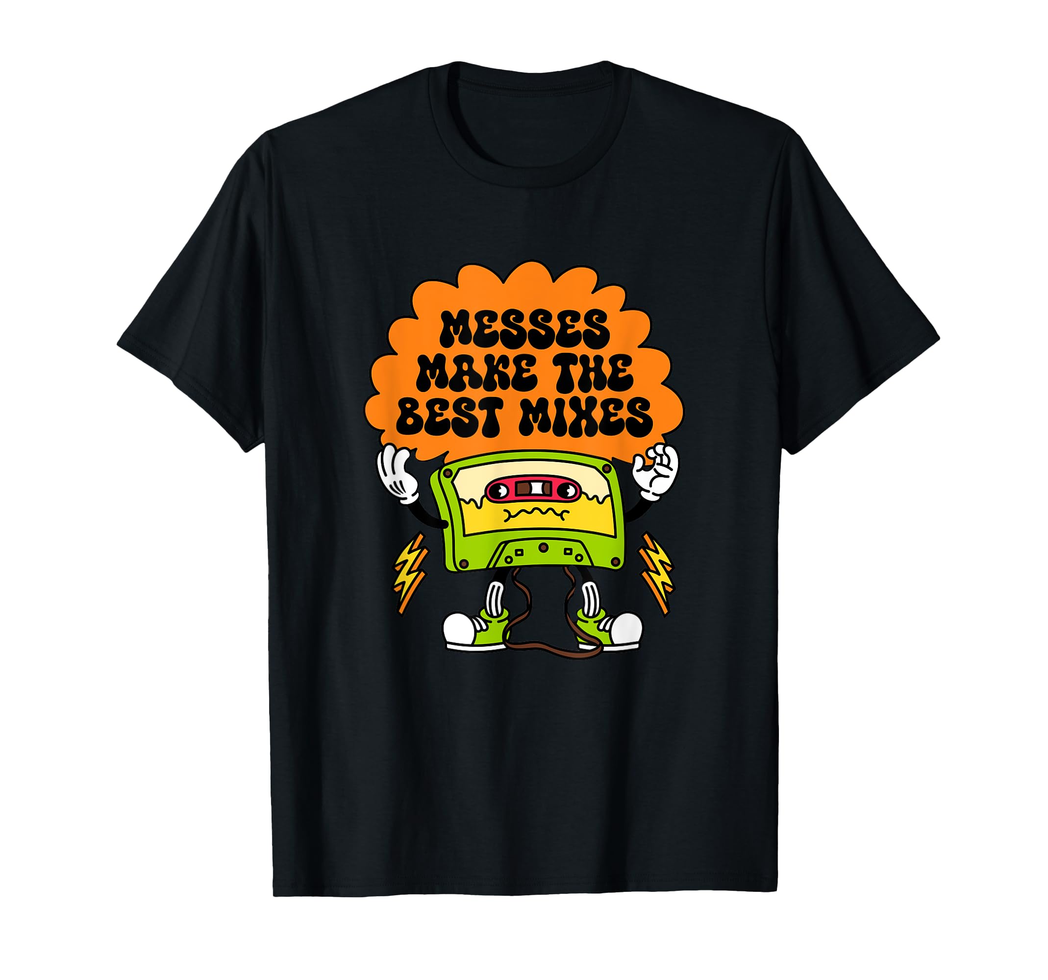 Best Mixes Tape Cartoon Cassette T-Shirt - Streetwear Style for Adults - T-Shirt, Sweatshirt, Hoodie