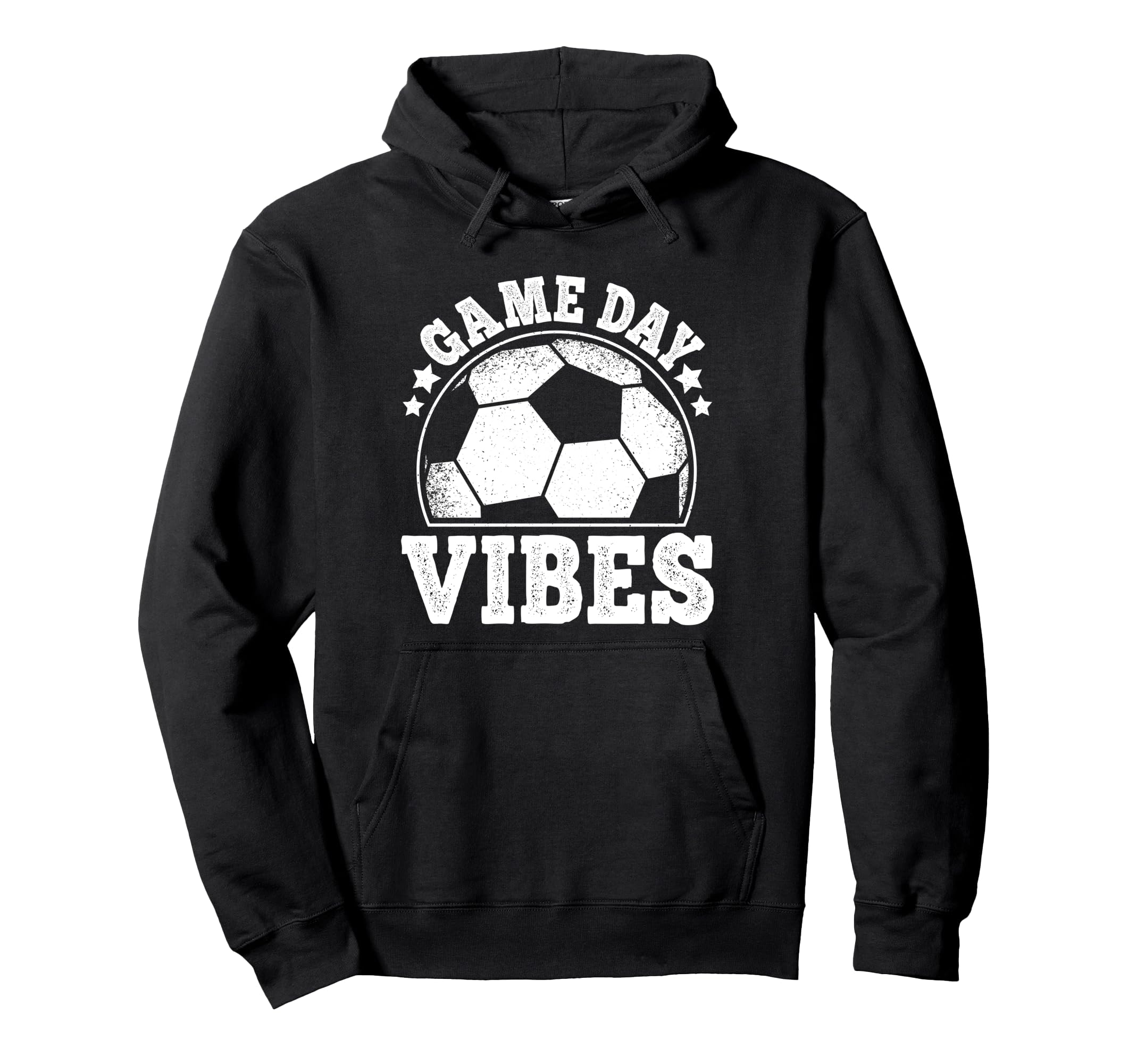 Game Day Vibes Soccer Funny Soccer Hoodie - Minimalist Print Men Women - T-Shirt, Sweatshirt, Hoodie