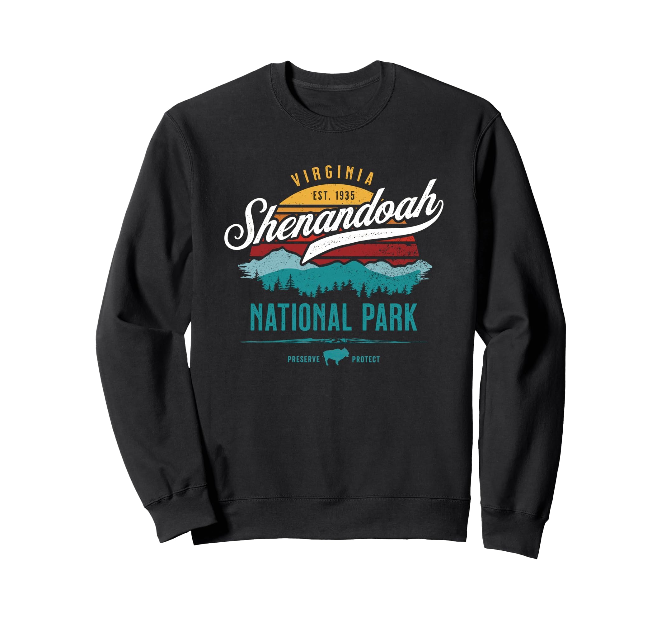 Shenandoah National Virginia Usa Sweatshirt - Aesthetic Graphic Unisex - T-Shirt, Sweatshirt, Hoodie