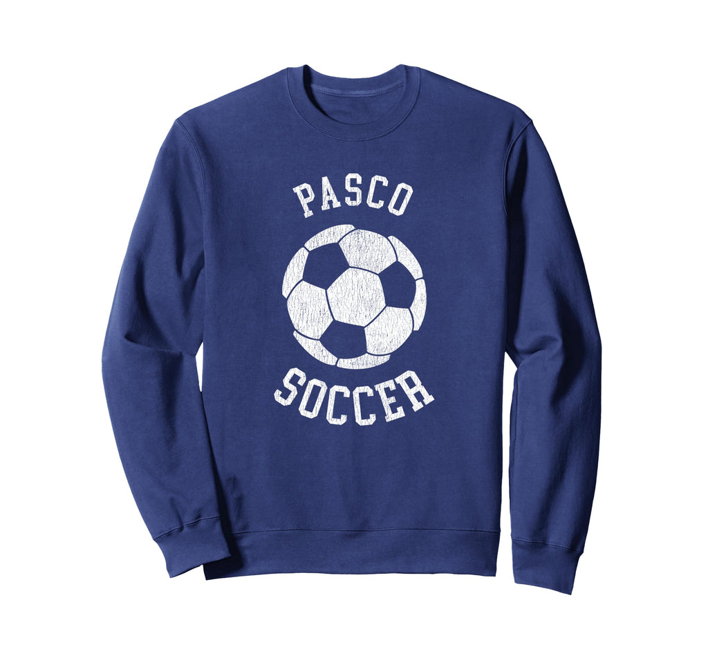 Pasco Soccer Distressed 90S Sweatshirt - Minimalist Print Unisex - T-Shirt, Sweatshirt, Hoodie