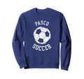 Pasco Soccer Distressed 90S Sweatshirt - Minimalist Print Unisex - T-Shirt, Sweatshirt, Hoodie