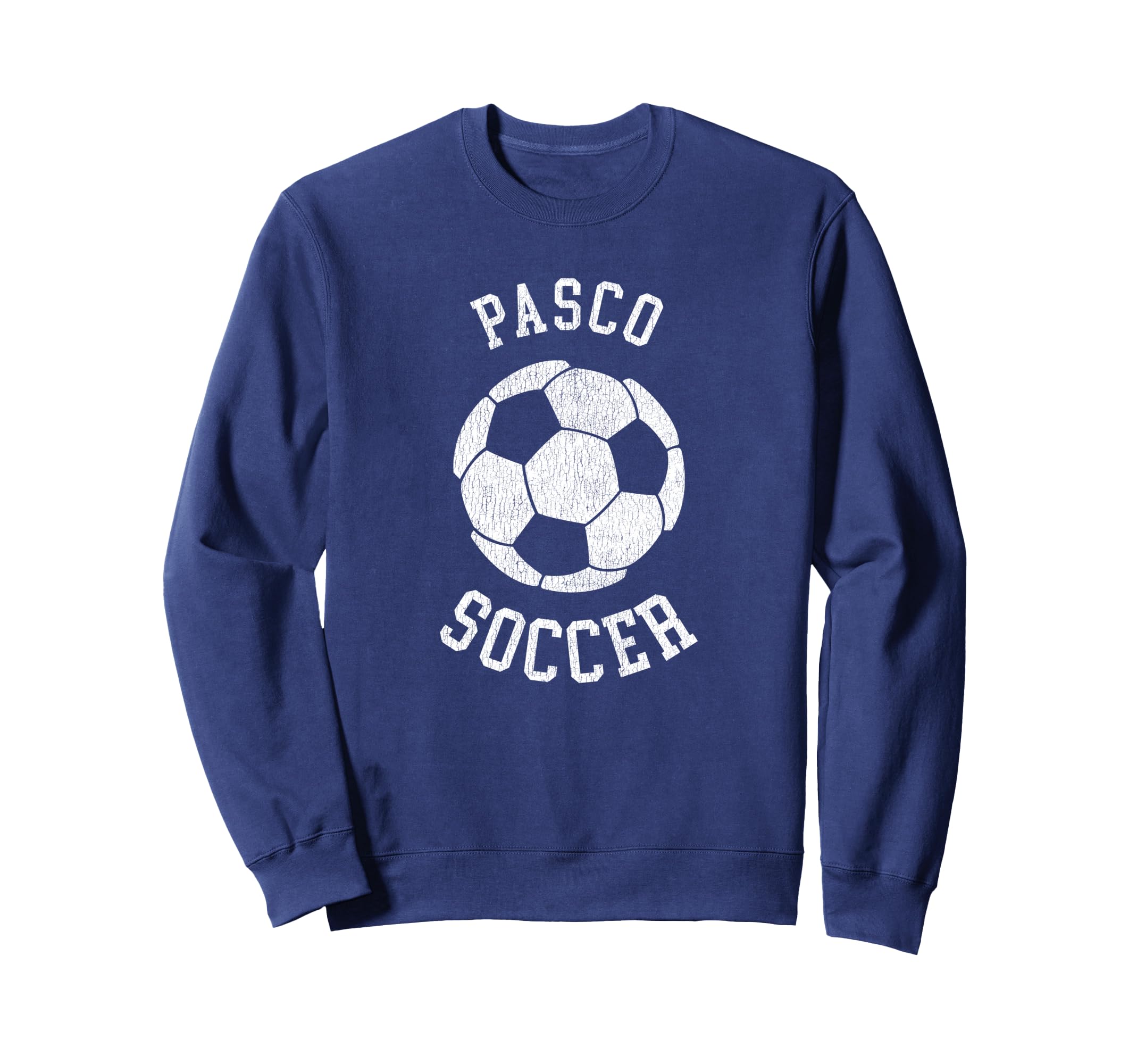 Pasco Soccer Distressed 90S Sweatshirt - Minimalist Print Unisex - T-Shirt, Sweatshirt, Hoodie