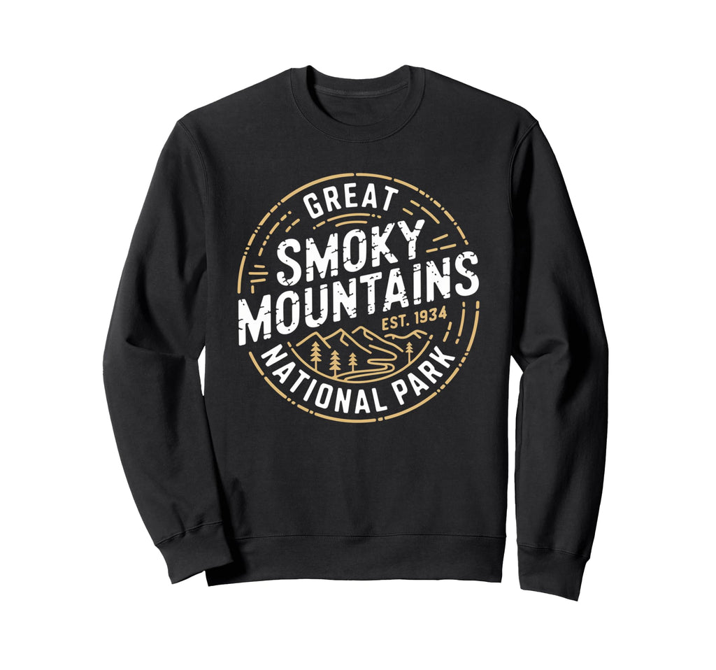 Great Smoky Mountains National Sweatshirt - Minimalist Print for Adults - T-Shirt, Sweatshirt, Hoodie