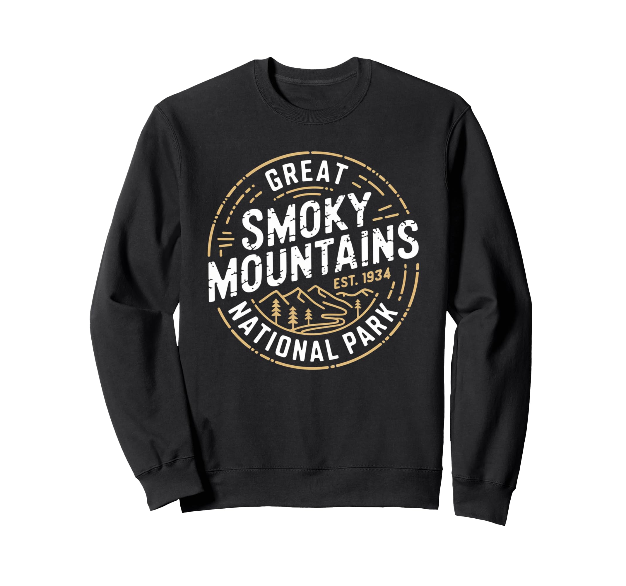 Great Smoky Mountains National Sweatshirt - Minimalist Print for Adults - T-Shirt, Sweatshirt, Hoodie