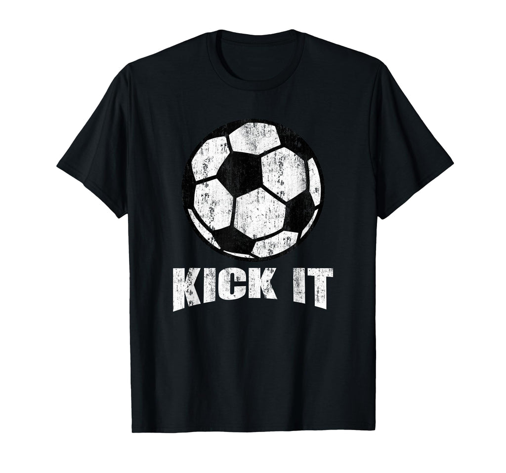 Kick It Soccer Ball Game Day Soccer Mom T-Shirt - Graphic Print for Adults - T-Shirt, Sweatshirt, Hoodie