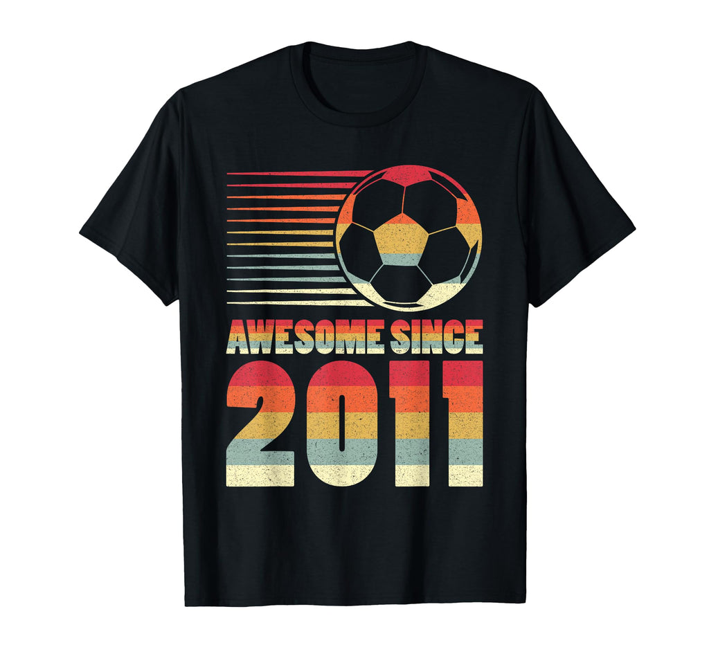 Awesome Since 2011 Soccer 15Th T-Shirt - Custom Art Print for Adults - T-Shirt, Sweatshirt, Hoodie