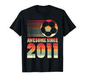 Awesome Since 2011 Soccer 15Th T-Shirt - Custom Art Print for Adults - T-Shirt, Sweatshirt, Hoodie