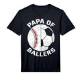 Funny Papa Son Daughter Ballers Baseball T-Shirt - Streetwear Style Unisex - T-Shirt, Sweatshirt, Hoodie