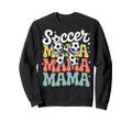 Groovy Soccer Football Player Mama Sweatshirt - Novelty Apparel Men Women - T-Shirt, Sweatshirt, Hoodie