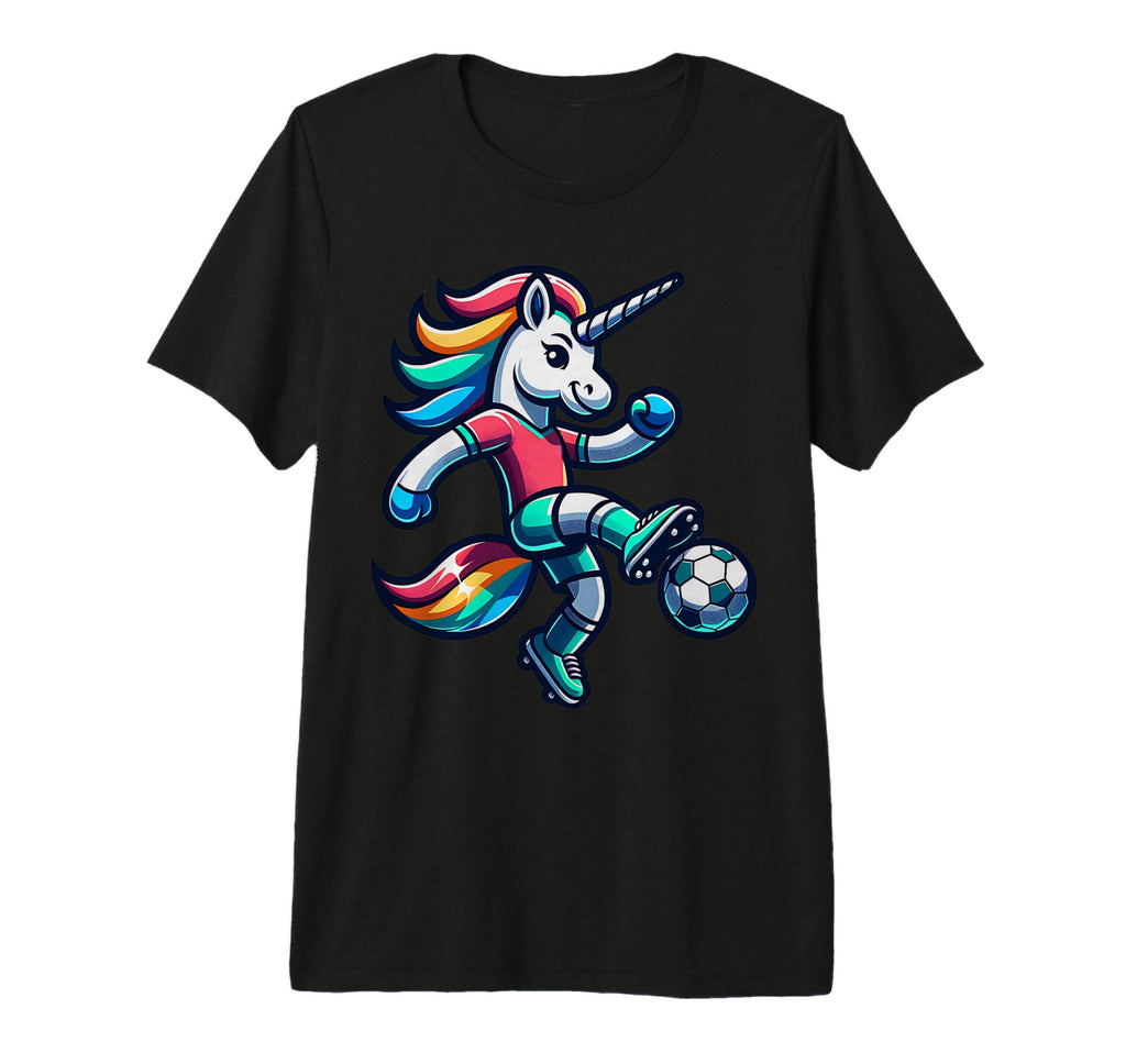 Footballer Unicorn Fans Soccer Team T-Shirt - Trendy Graphic Unisex - T-Shirt, Sweatshirt, Hoodie