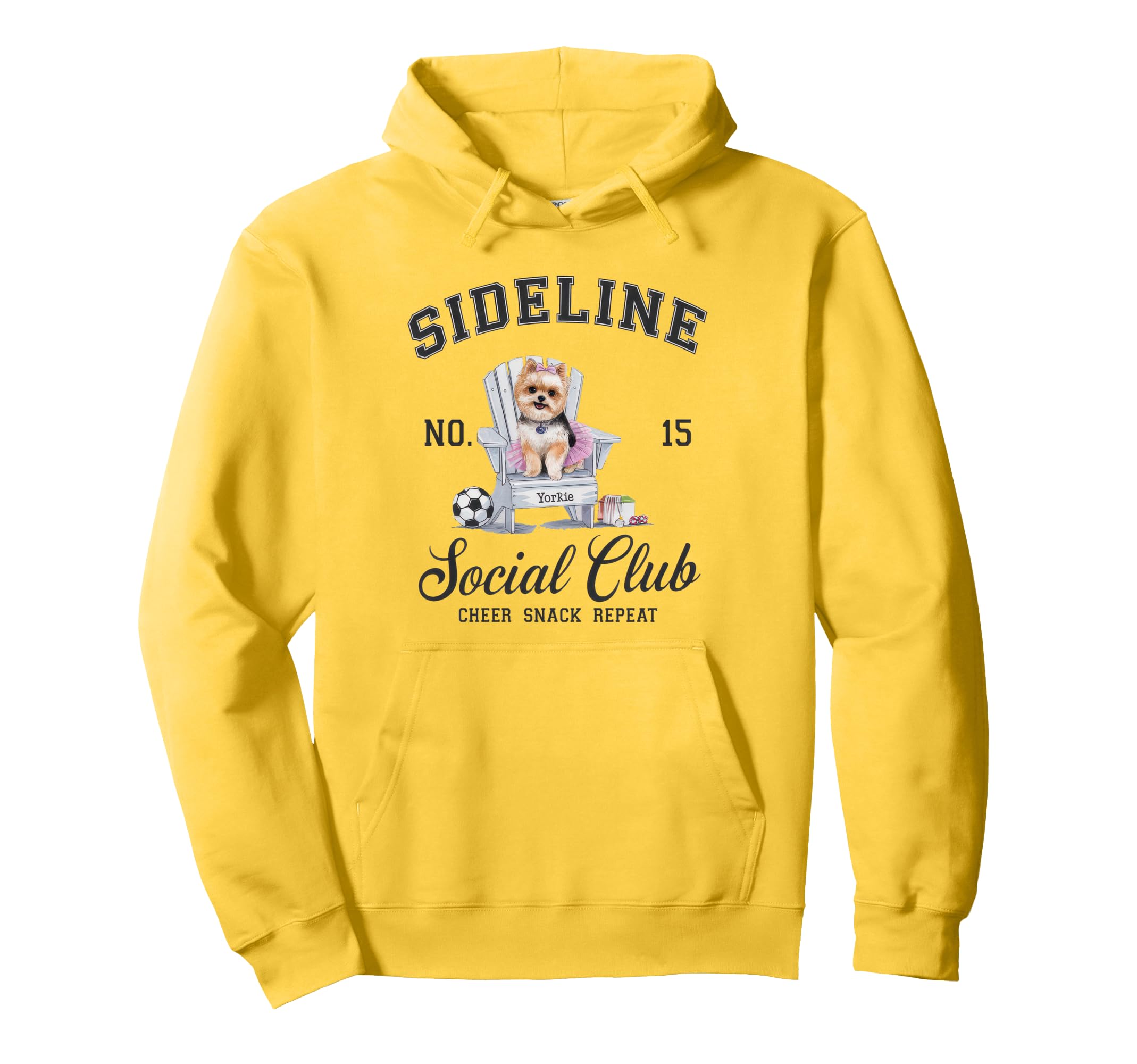 Sideline Social Club Soccer Mom Game Hoodie - Minimalist Print for Adults - T-Shirt, Sweatshirt, Hoodie
