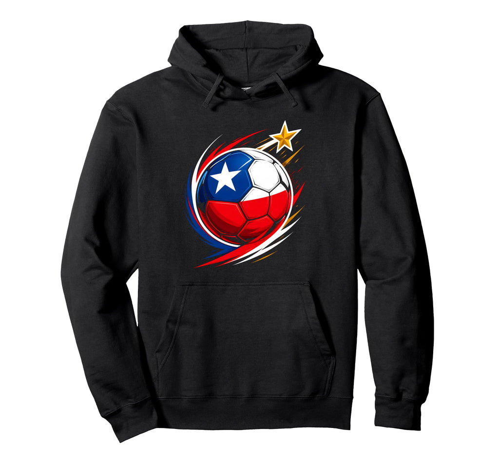 Chile Soccer Heritage Badge Hoodie - Casual Everyday Wear for Adults - T-Shirt, Sweatshirt, Hoodie