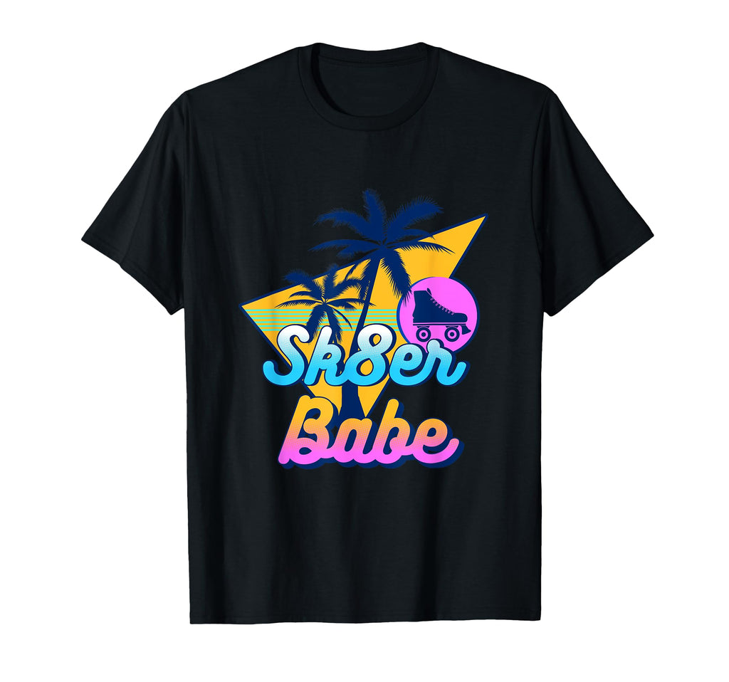Sk8Ter Babe Roller Skate T-Shirt - Unique Graphic Men Women - T-Shirt, Sweatshirt, Hoodie