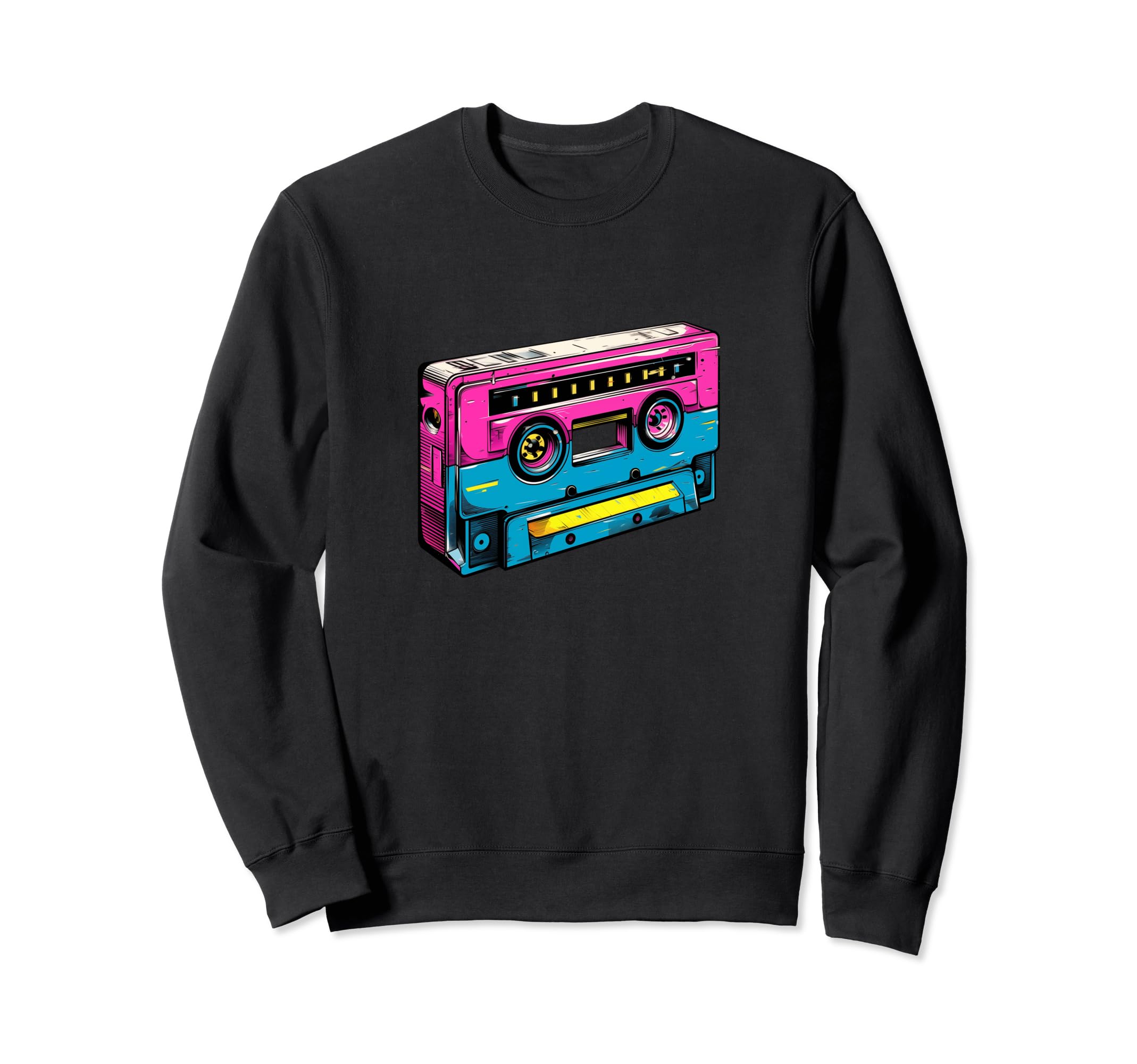 Mixtape Cassette Tape Music Sweatshirt - Novelty Apparel Unisex - T-Shirt, Sweatshirt, Hoodie