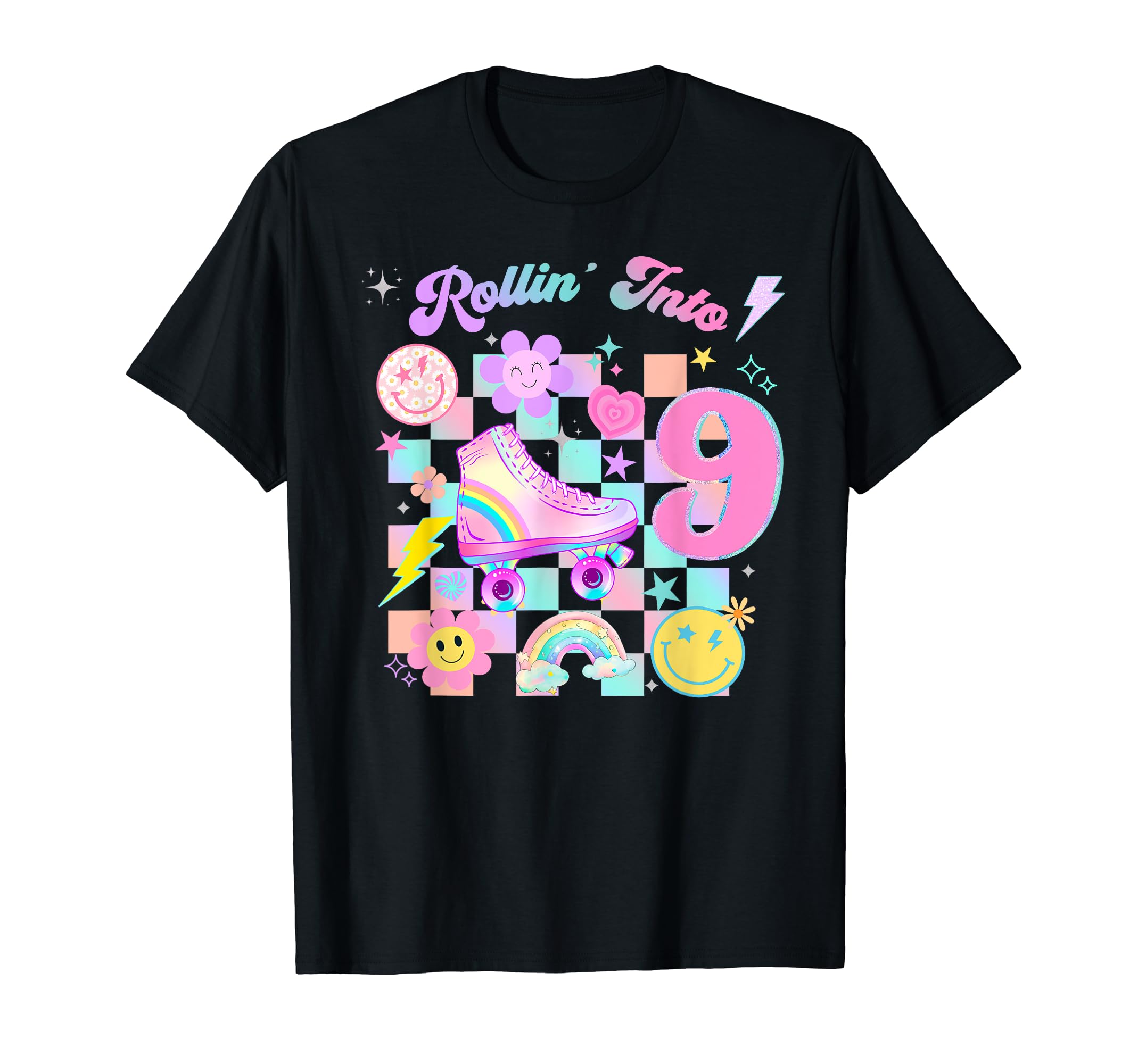 Roller Skating Birthday Groovy Skater T-Shirt - Novelty Apparel for Adults - T-Shirt, Sweatshirt, Hoodie