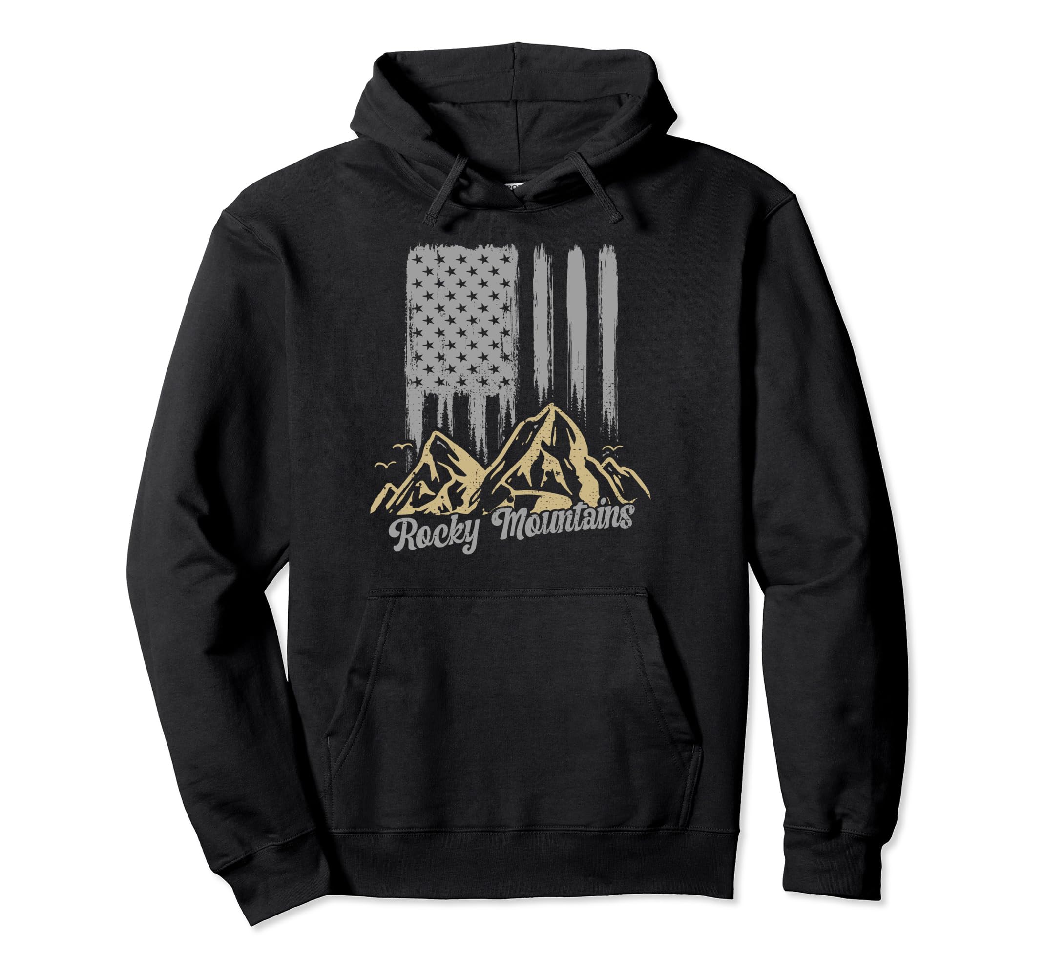 Rocky Mountains National Park Us Hoodie - Minimalist Print for Adults - T-Shirt, Sweatshirt, Hoodie