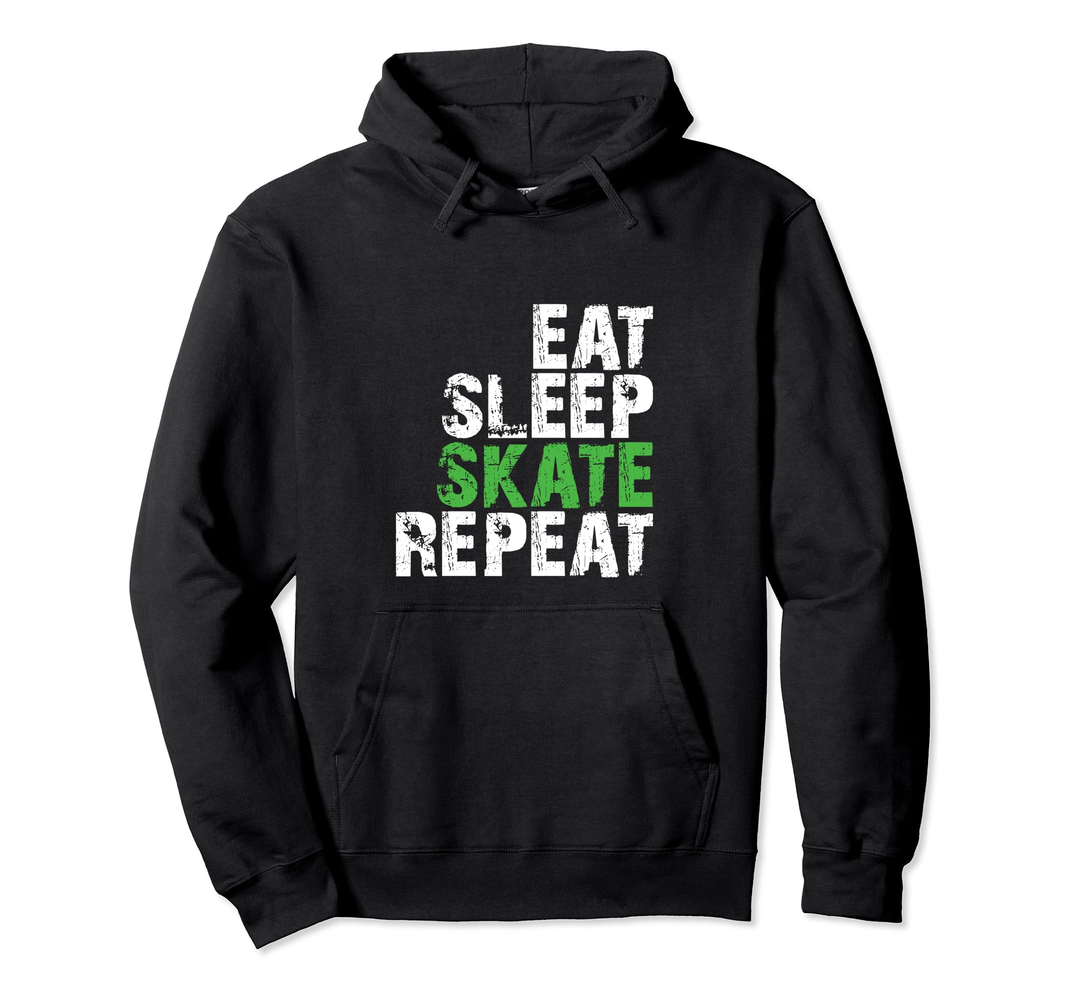 Eat Sleep Skate Repeat Roller Skate Hoodie - Custom Art Print Men Women - T-Shirt, Sweatshirt, Hoodie