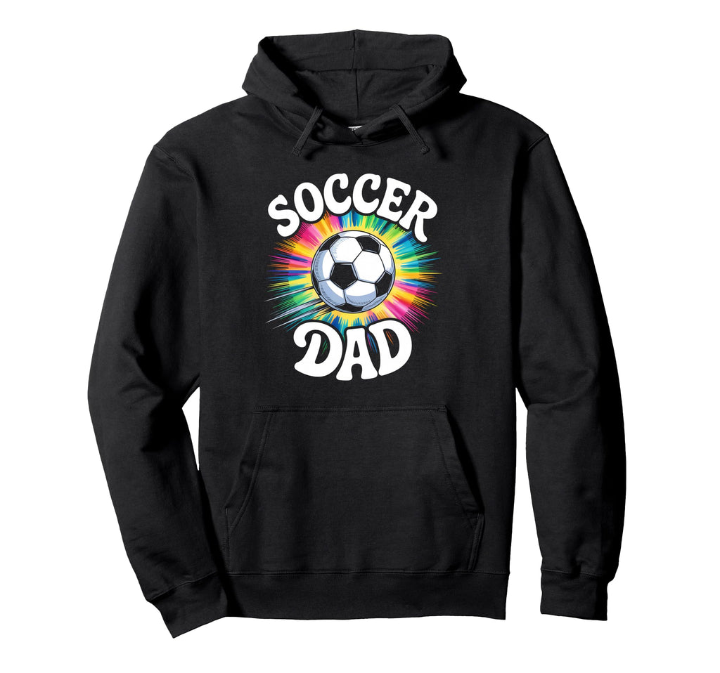 Soccer Dad Tie Dye Spirit Family Pride Hoodie - Custom Art Print Unisex - T-Shirt, Sweatshirt, Hoodie