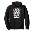 Soccer Dad Tie Dye Spirit Family Pride Hoodie - Custom Art Print Unisex - T-Shirt, Sweatshirt, Hoodie