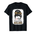 Baseball Soccer Mom Messy Bun Leopard T-Shirt - Streetwear Style Men Women - T-Shirt, Sweatshirt, Hoodie