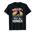Roller Skating Rollin My Homies T-Shirt - Novelty Apparel Unisex - T-Shirt, Sweatshirt, Hoodie