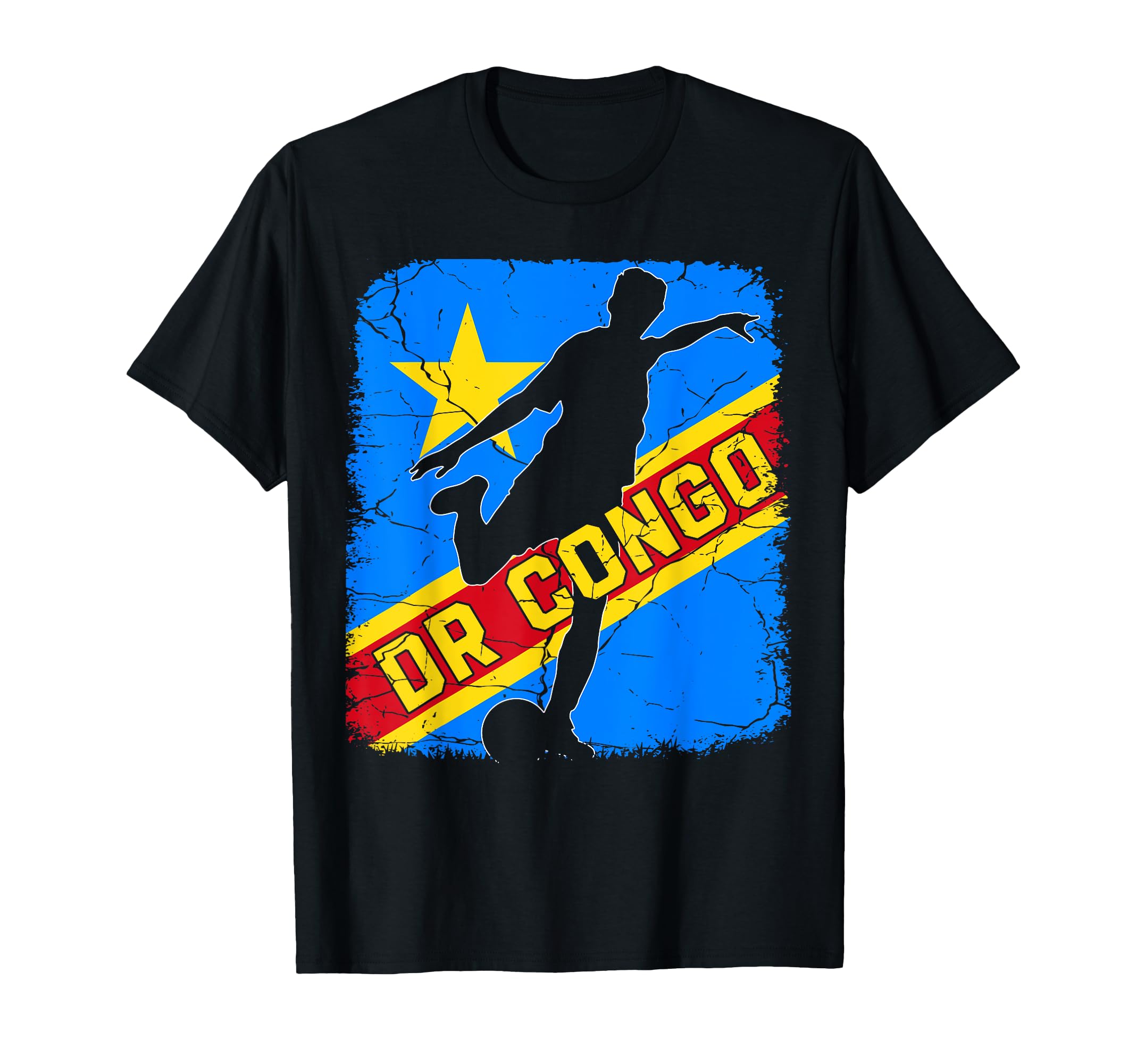Dr Congo Soccer Team Dr Congo Flag Jersey T-Shirt - Unique Graphic Unisex - T-Shirt, Sweatshirt, Hoodie