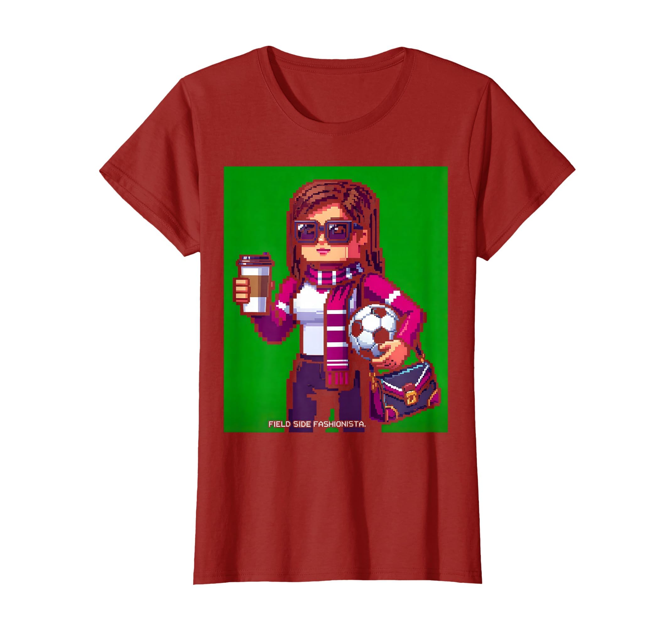 Field Side Fashionista Soccer Mom T-Shirt - Aesthetic Graphic Unisex - T-Shirt, Sweatshirt, Hoodie