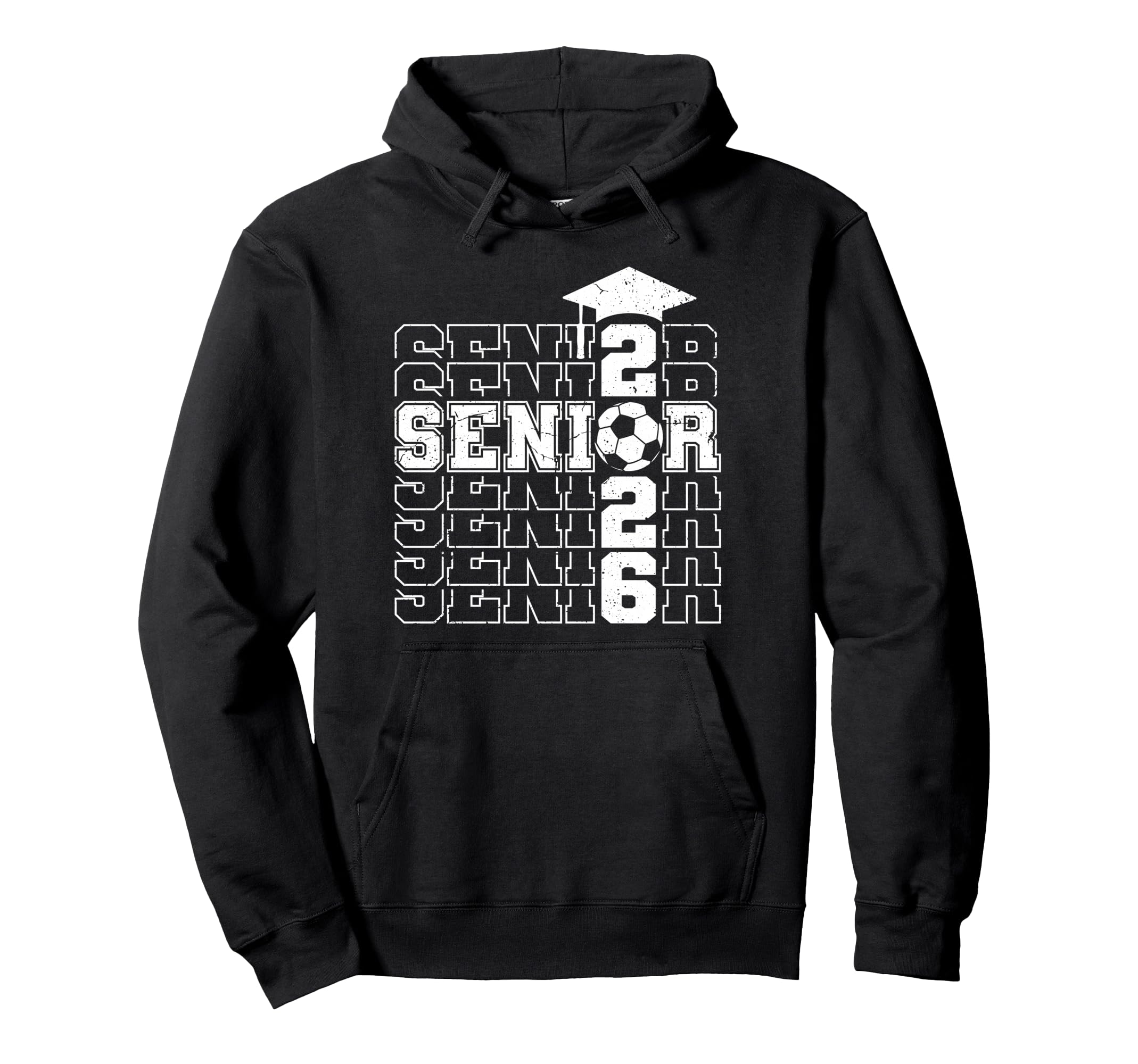 Class 2026 Senior 2026 Soccer Seniors Hoodie - Aesthetic Graphic Men Women - T-Shirt, Sweatshirt, Hoodie