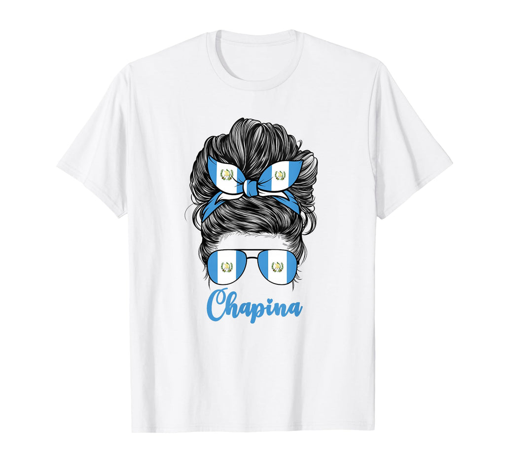 Chapina Guatemalan Guatemala Flag T-Shirt - Minimalist Print Unisex - T-Shirt, Sweatshirt, Hoodie