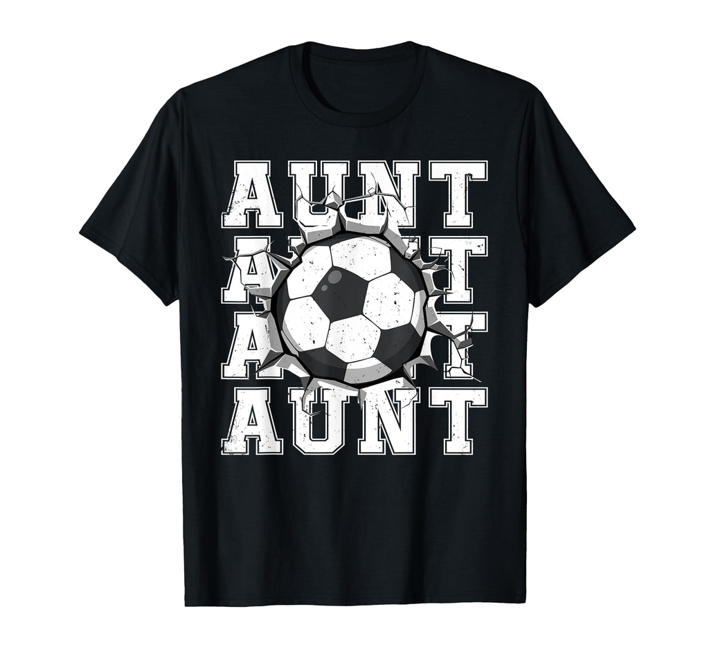 Soccer Aunt Cracked Wall Family T-Shirt - Custom Art Print Men Women - T-Shirt, Sweatshirt, Hoodie