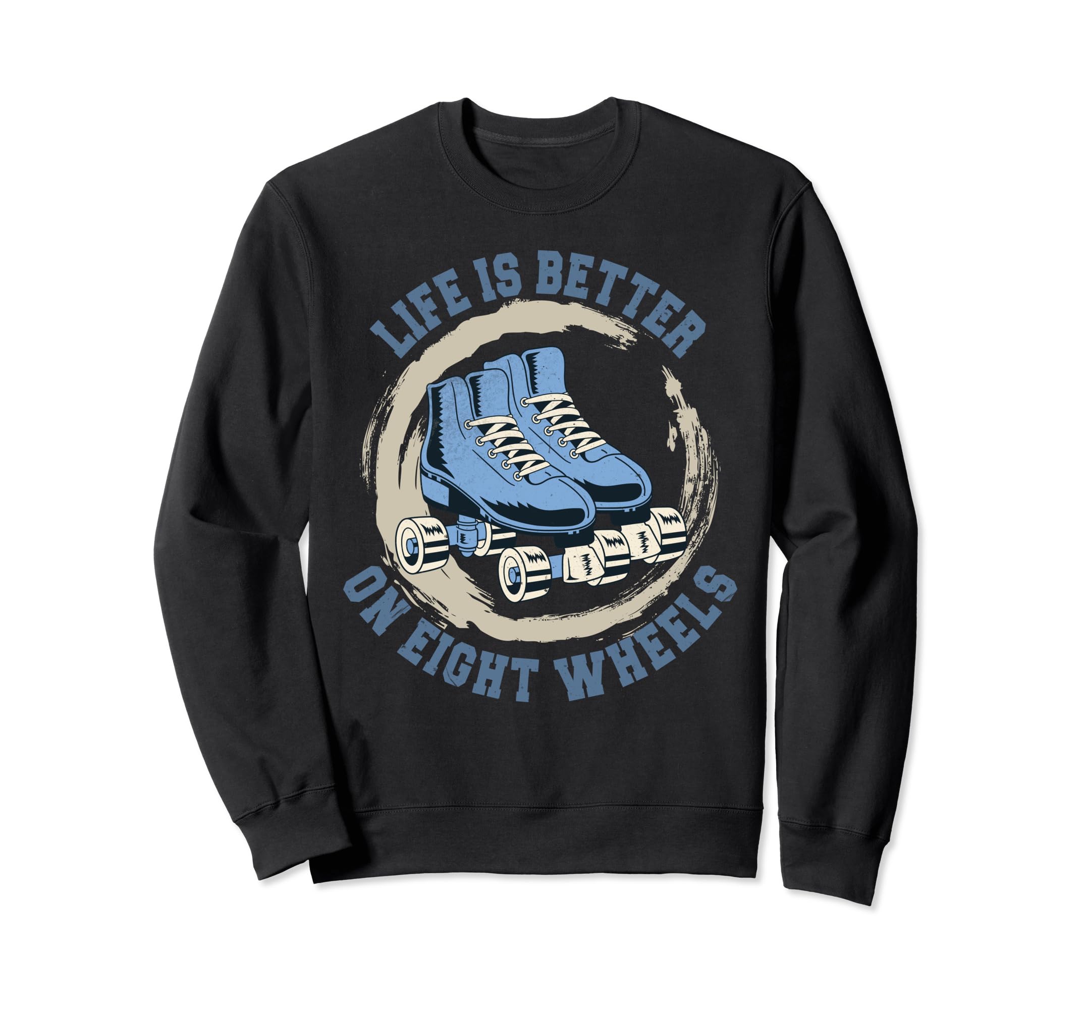Roller Skate Disco Roller Derby Sweatshirt - Minimalist Print for Adults - T-Shirt, Sweatshirt, Hoodie