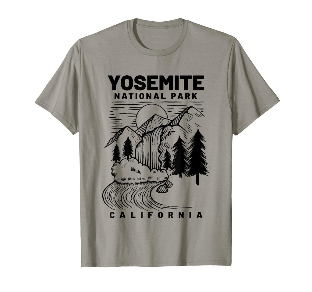 Yosemite National Park California T-Shirt - Aesthetic Graphic for Adults - T-Shirt, Sweatshirt, Hoodie