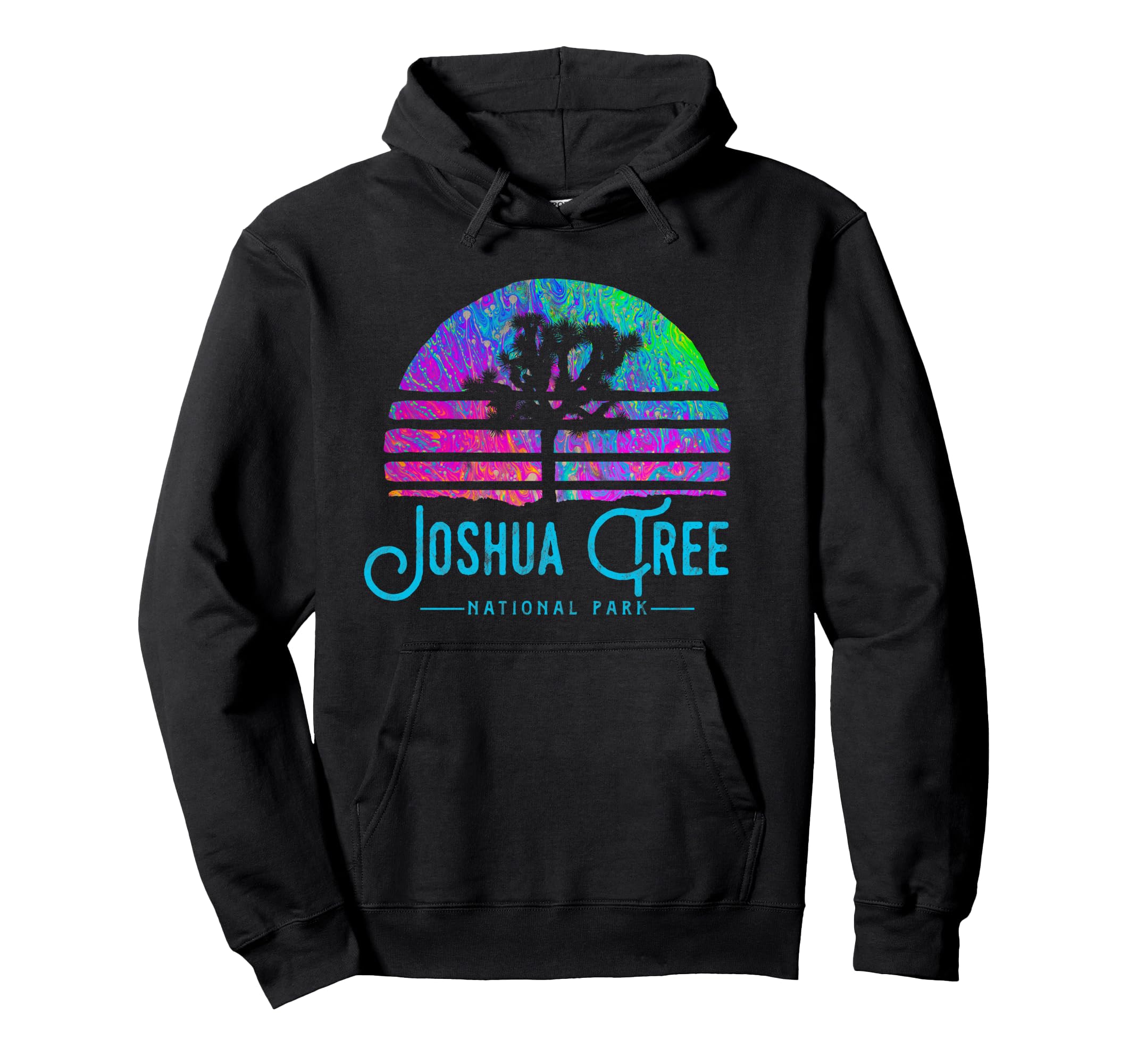 Psychedelic Joshua Tree National Hoodie - Casual Everyday Wear for Adults - T-Shirt, Sweatshirt, Hoodie