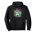 Funny Soccer Ball Coach Player Hoodie - Minimalist Print Men Women - T-Shirt, Sweatshirt, Hoodie