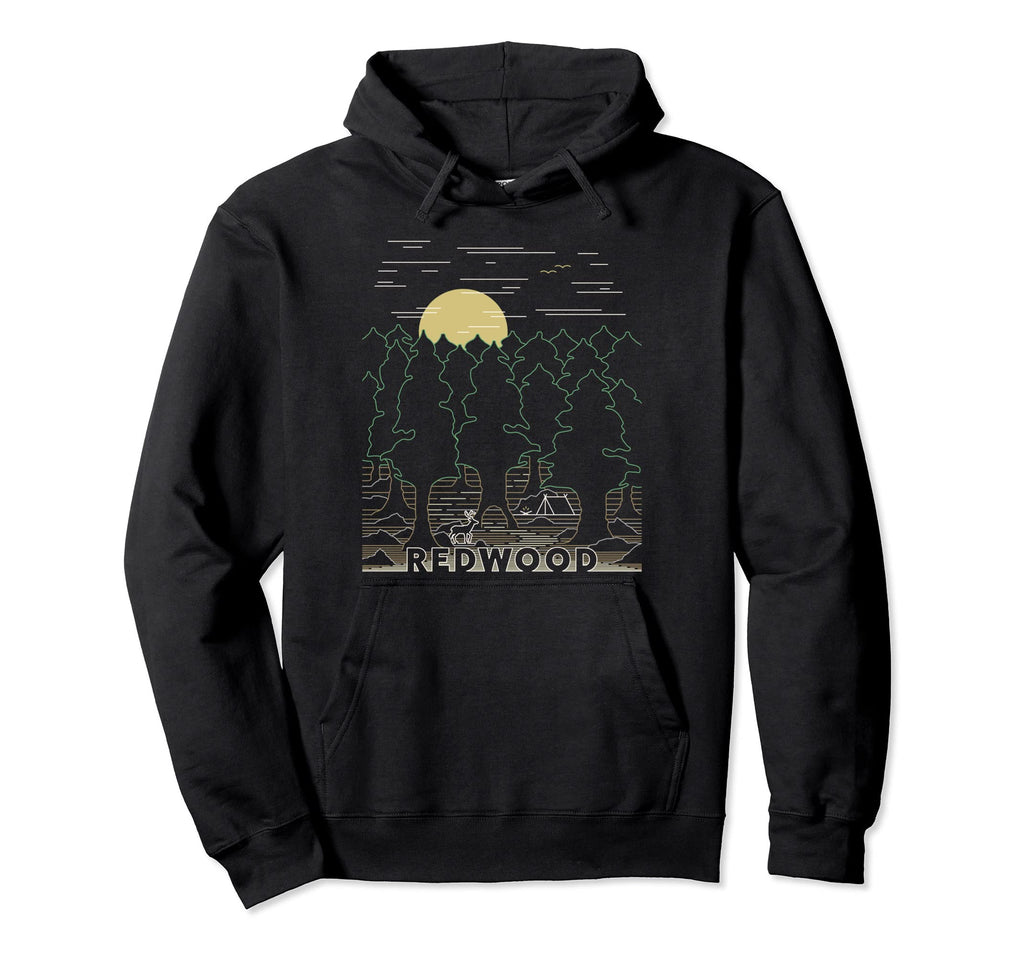 Redwood National Park California Hoodie - Casual Everyday Wear for Adults - T-Shirt, Sweatshirt, Hoodie