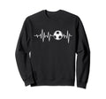 Soccer Heartbeat Soccer Lover Sweatshirt - Unique Graphic for Adults - T-Shirt, Sweatshirt, Hoodie
