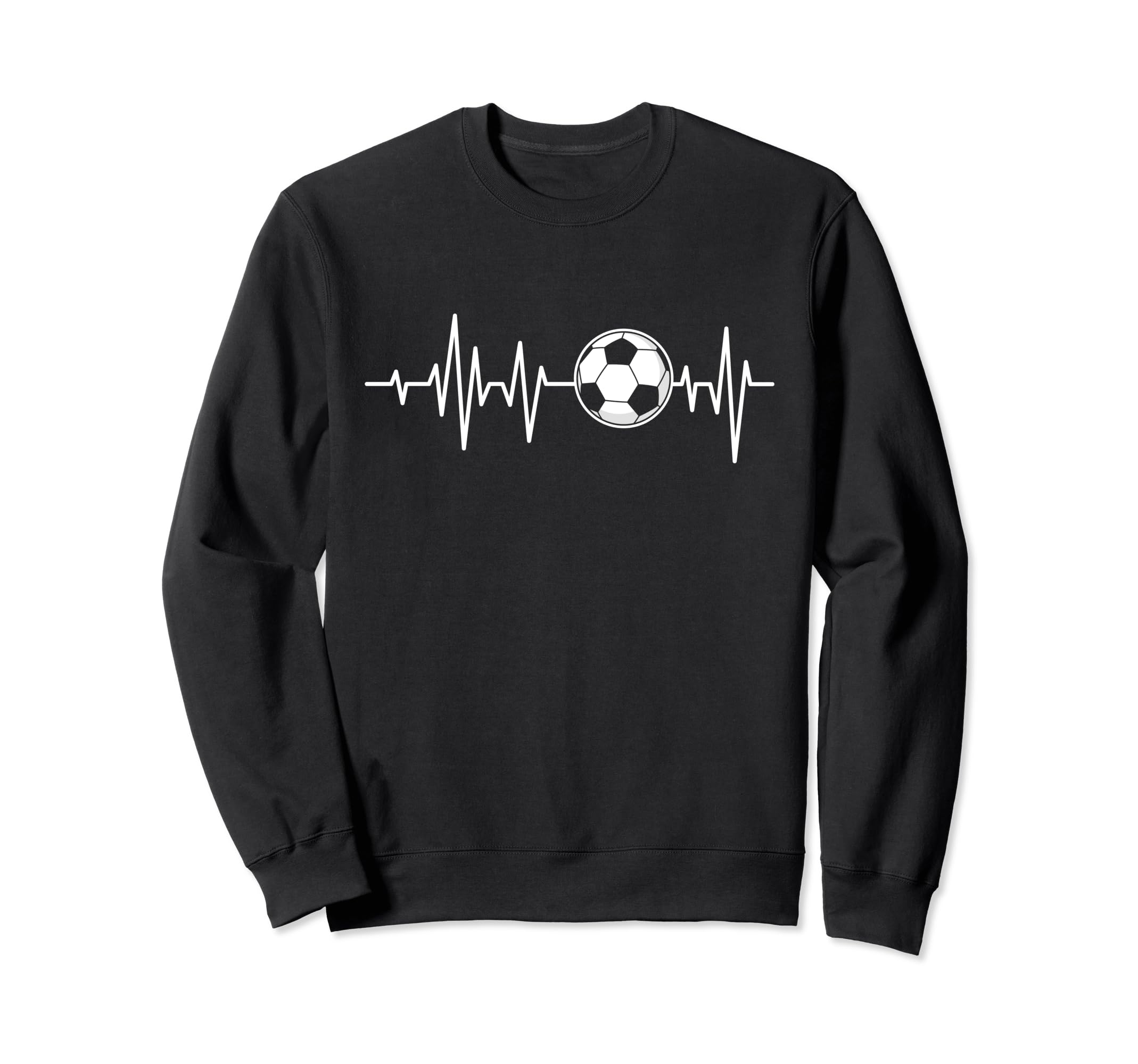 Soccer Heartbeat Soccer Lover Sweatshirt - Unique Graphic for Adults - T-Shirt, Sweatshirt, Hoodie