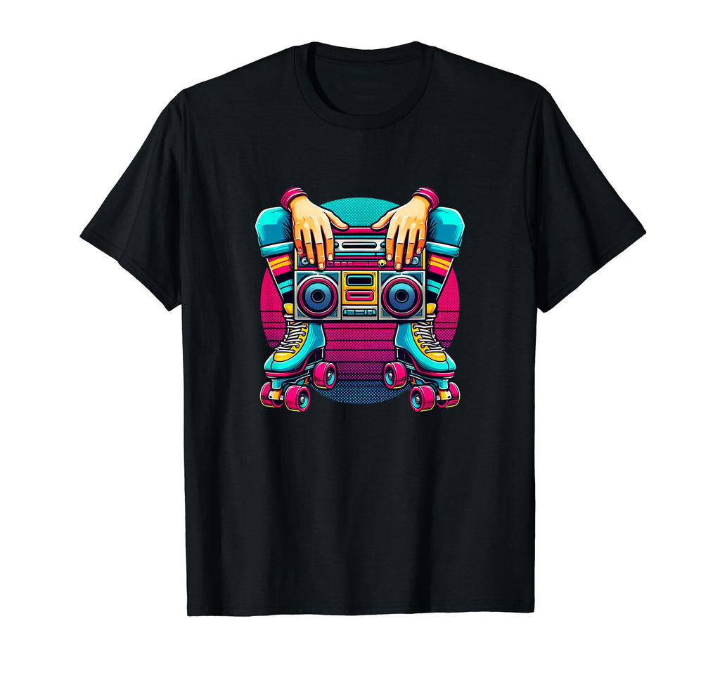 Roller Skates Disco Skating T-Shirt - Custom Art Print for Adults - T-Shirt, Sweatshirt, Hoodie